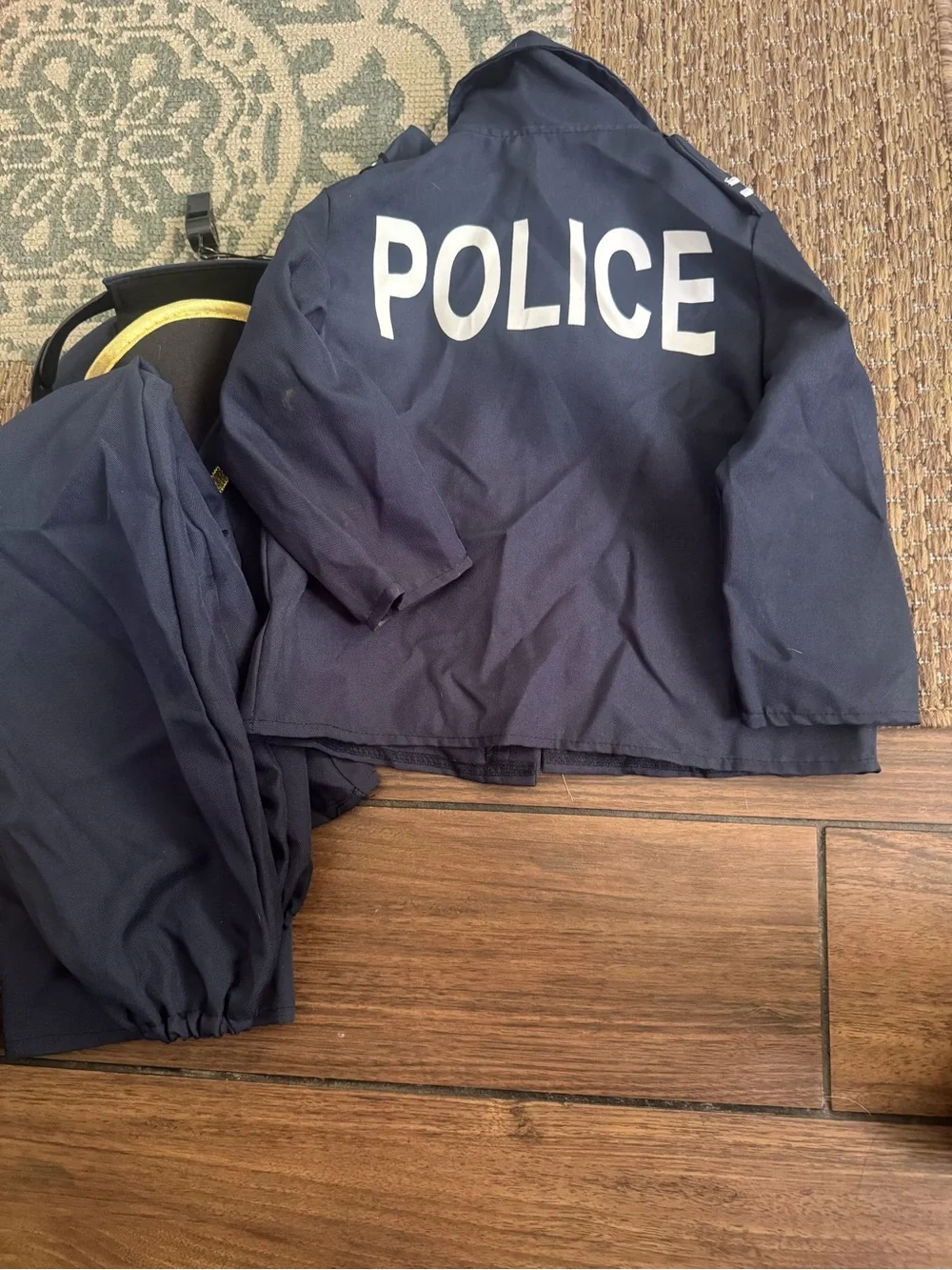 Police officer toddler Halloween costume size 2T